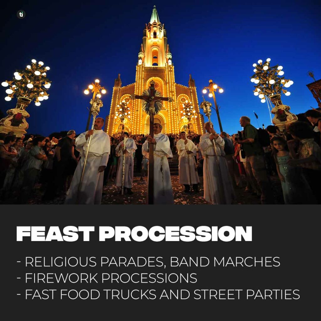 Feast procession Tminta